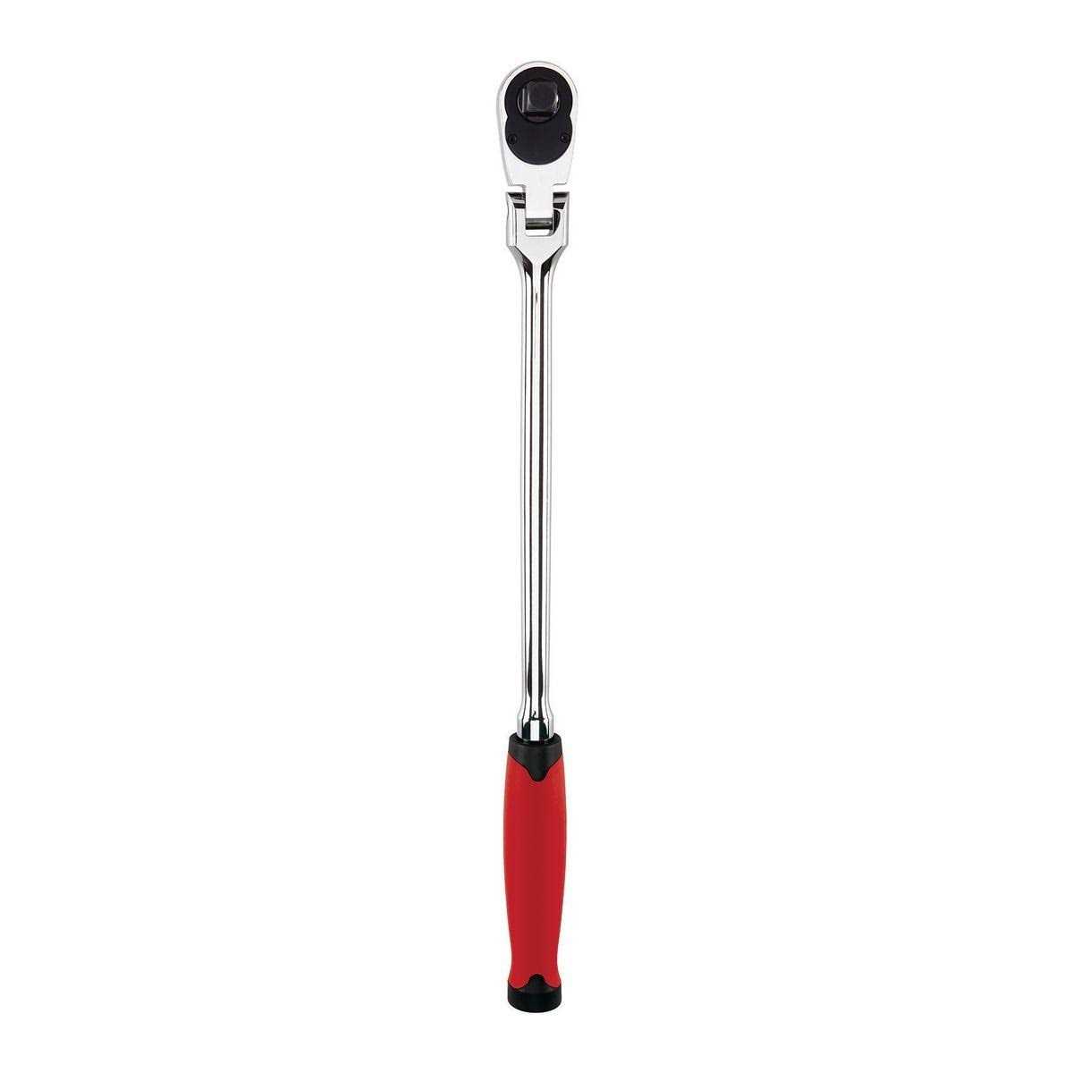 Icon 1/2 in. Drive Professional Long-Reach Flex-Head Ratchet with Comfort Grip - Cheap Fitting