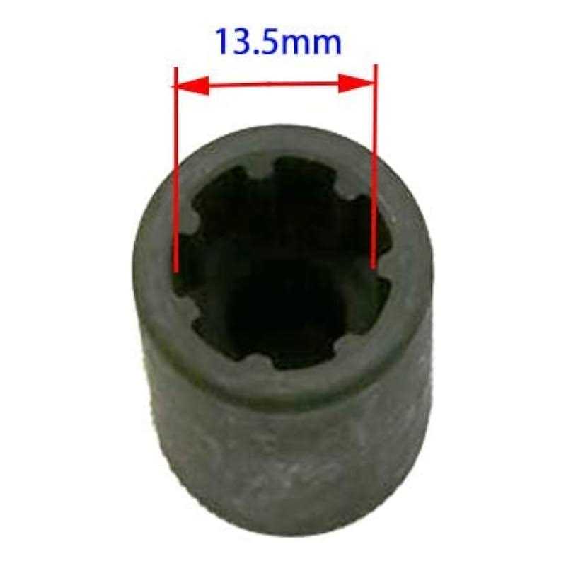 13.5MM Brake Caliper Socket 7 POINTS 3/8 DRIVE 38mm LONG FOR AUDI 7 Teeth Socket - Cheap Fitting