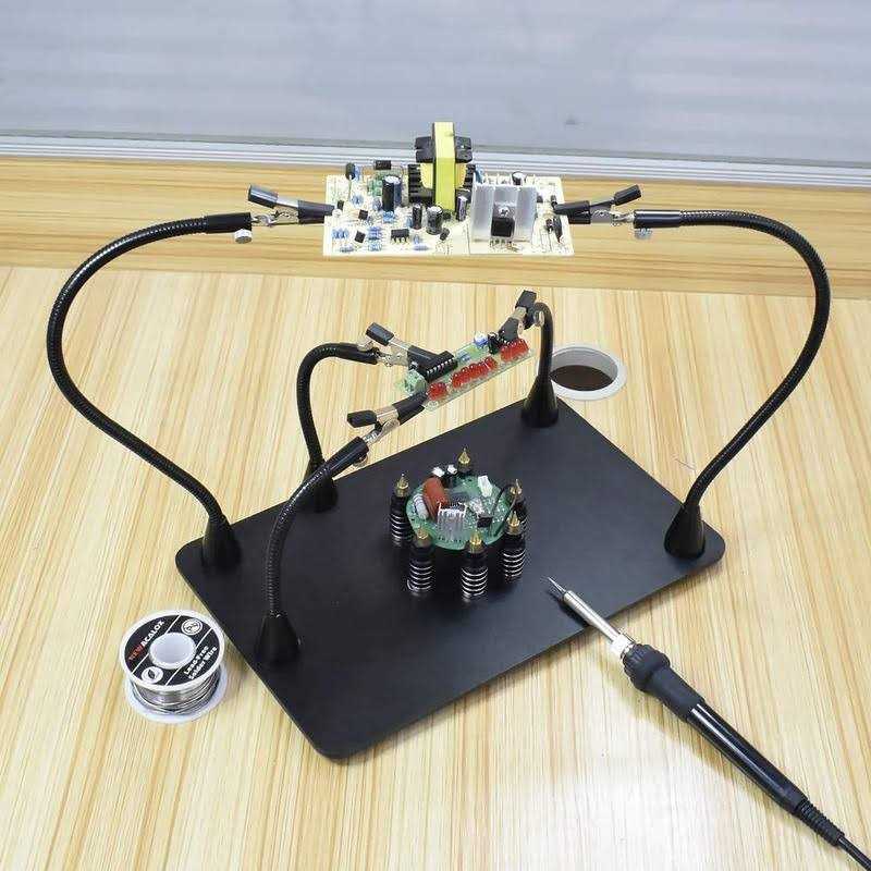 NOEVSBIG Magnetic Helping Hands Third Hand Soldering Work Station EXtra Large & Heavy Duty Base Plate - Cheap Fitting