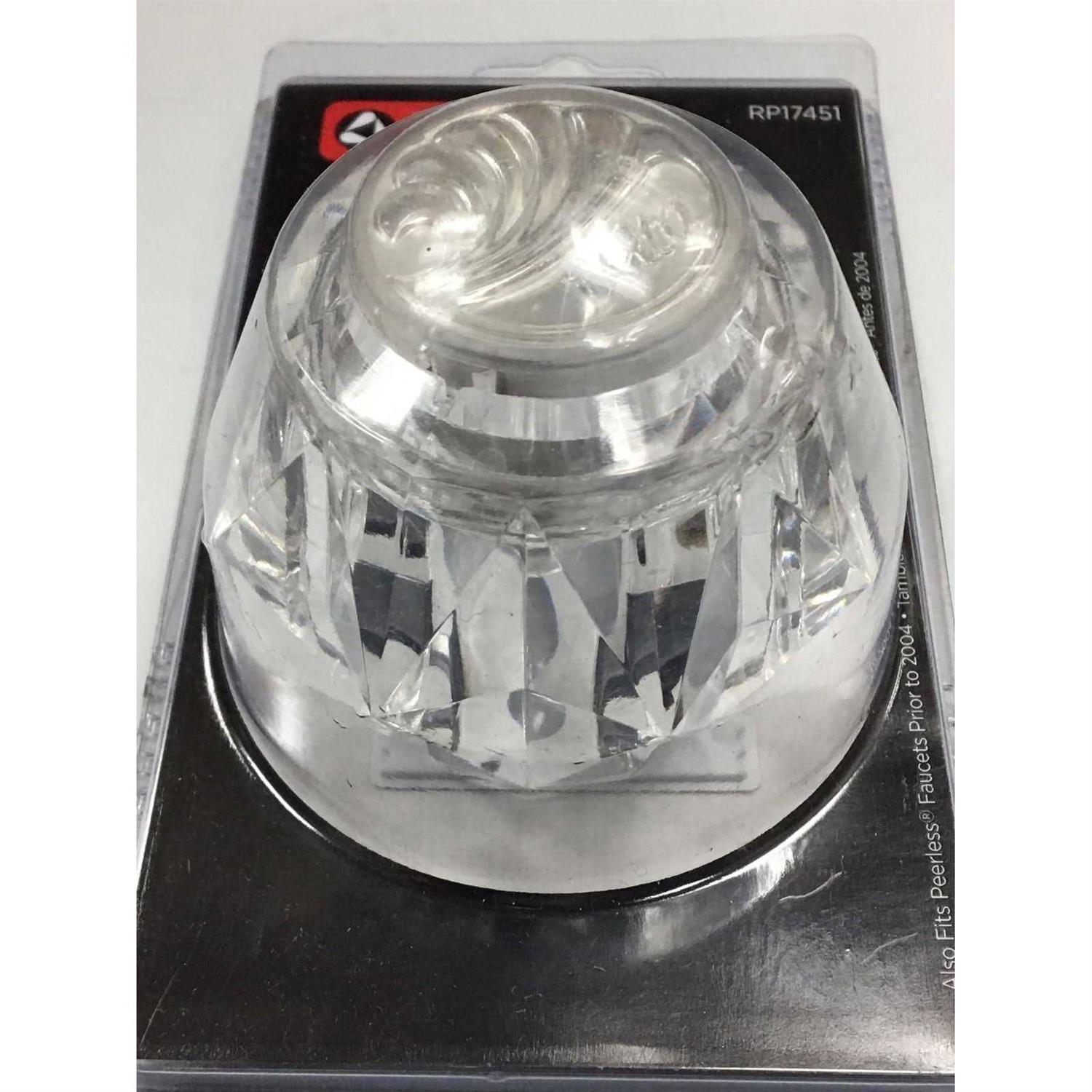 Delta Knob Clear Faucet Handle RP17451 - Cheap Fitting