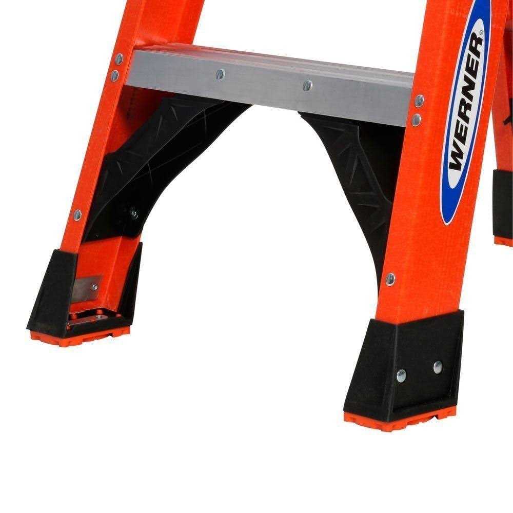 Werner 4 ft. Fiberglass Step Ladder with 300 lb. Load Capacity Type iA Duty Rating NXT1A04 - Cheap Fitting