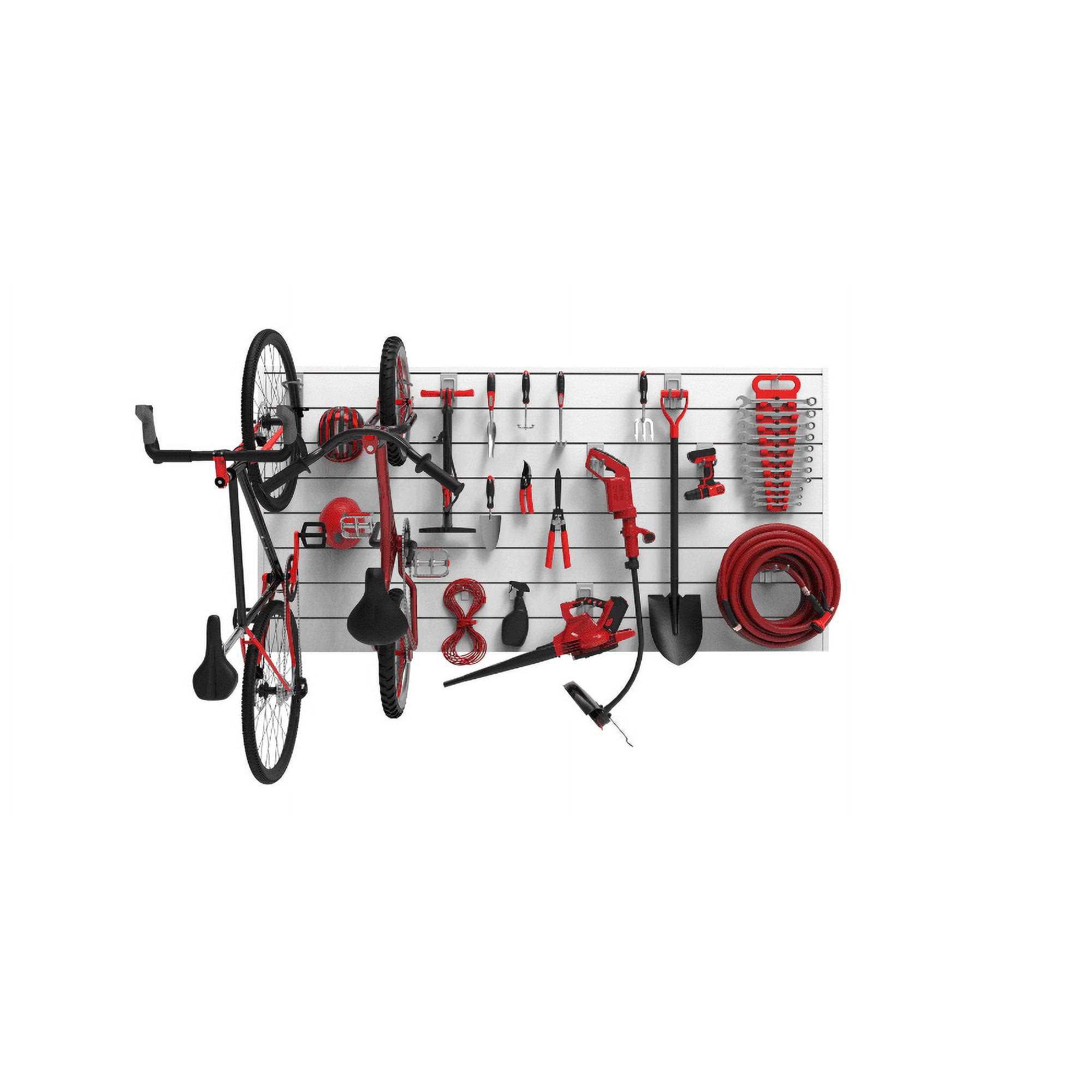 CrownWall PVC Slat Wall Panels Garage Wall and Home Organizer Storage System - Cheap Fitting