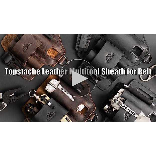 Topstache Leather Multitool Sheathedc Belt Organizer for Work and Daily Useleatherman Sheathedc Pocket Organizer for Flashlight and Multitoolgifts - Cheap Fitting