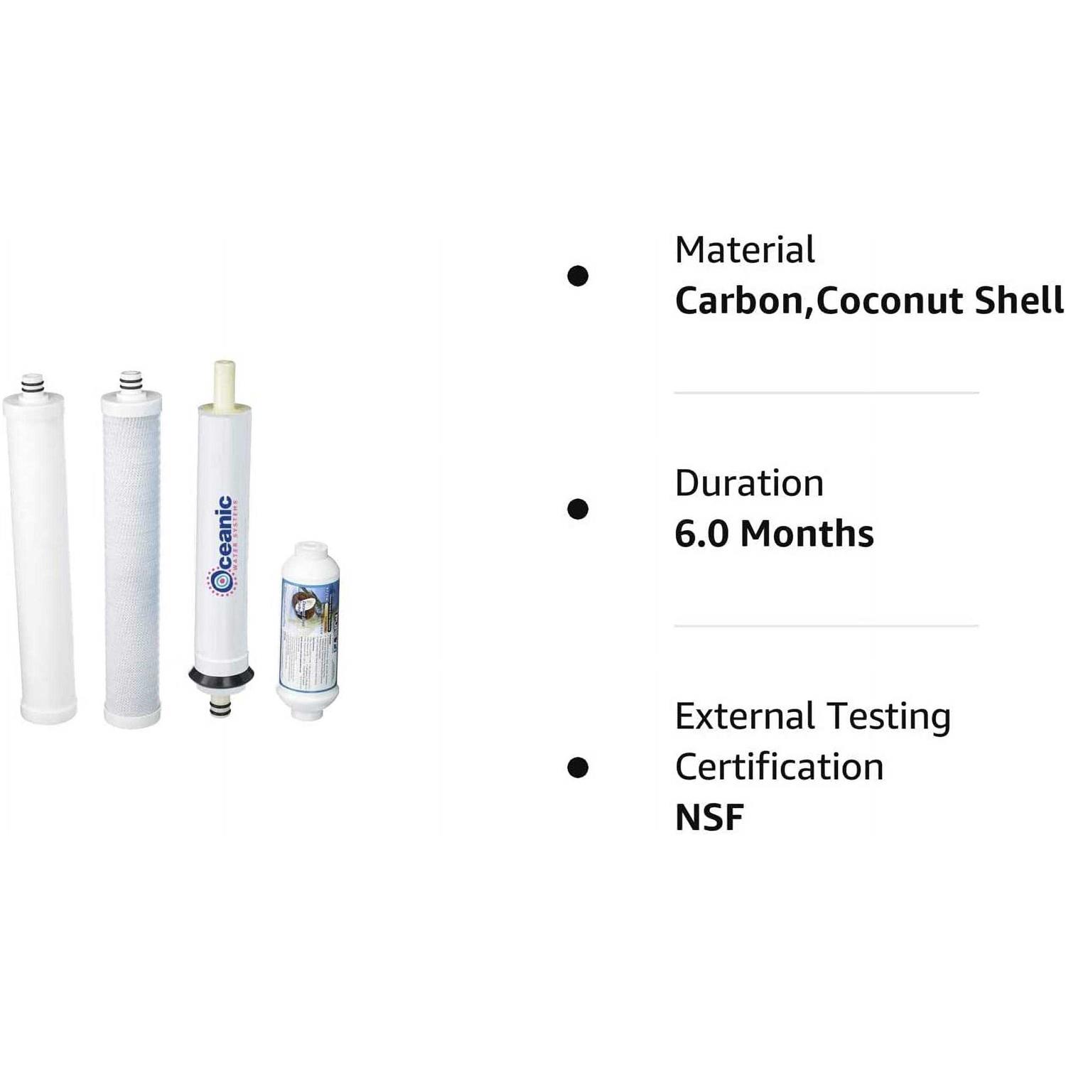 Exact Match Filter Set With Membrane for Culligan AC-30 Reverse Osmosis System - Cheap Fitting