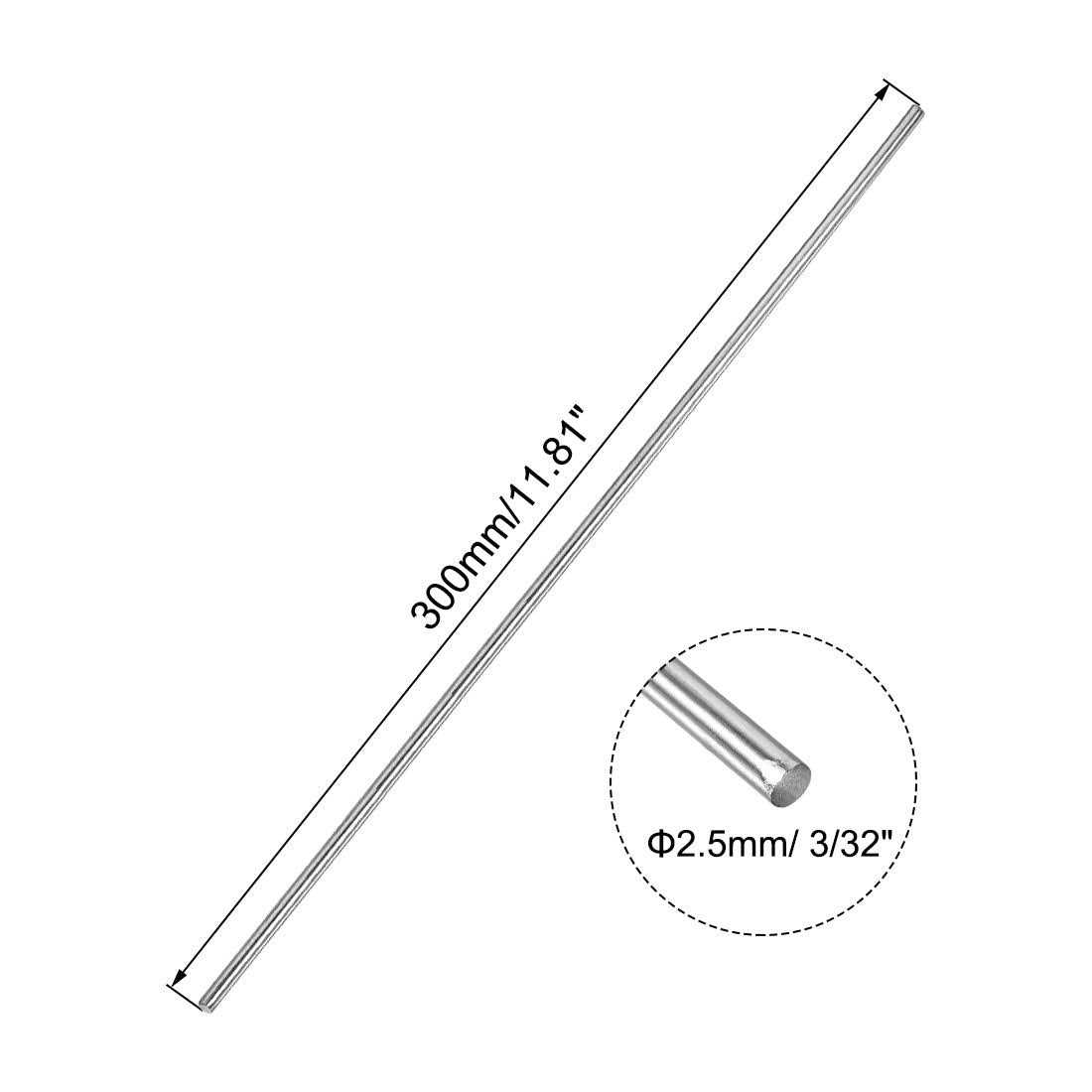Unique Bargains 304 Stainless Steel Solid Round Rod for DIY Craft - Cheap Fitting