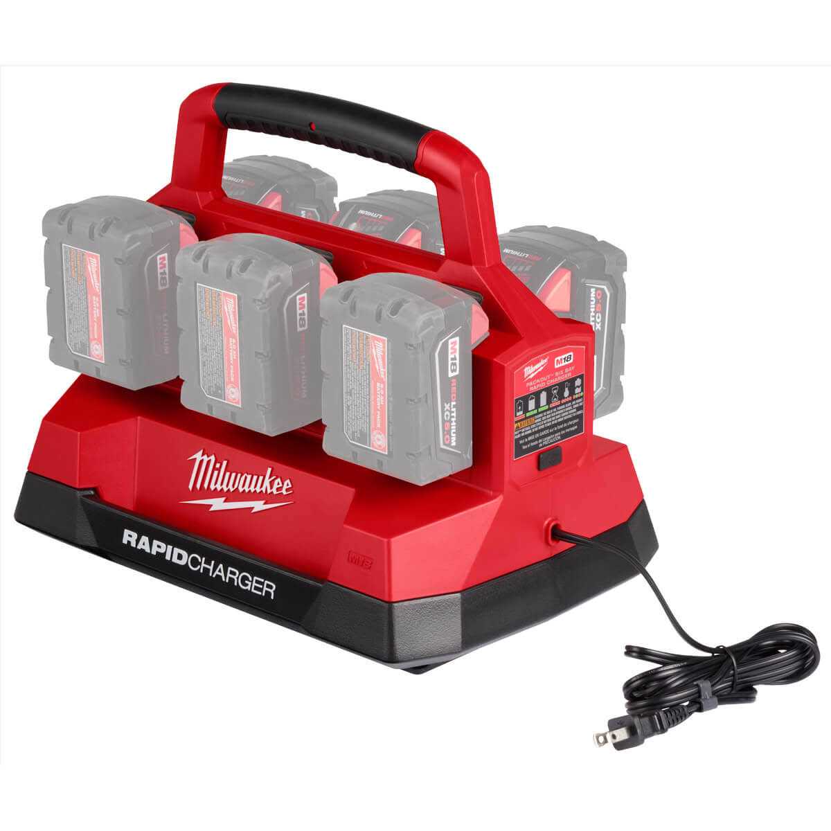 48-59-1809 Milwaukee M18 PACKOUT Six Bay Rapid Charger - Cheap Fitting