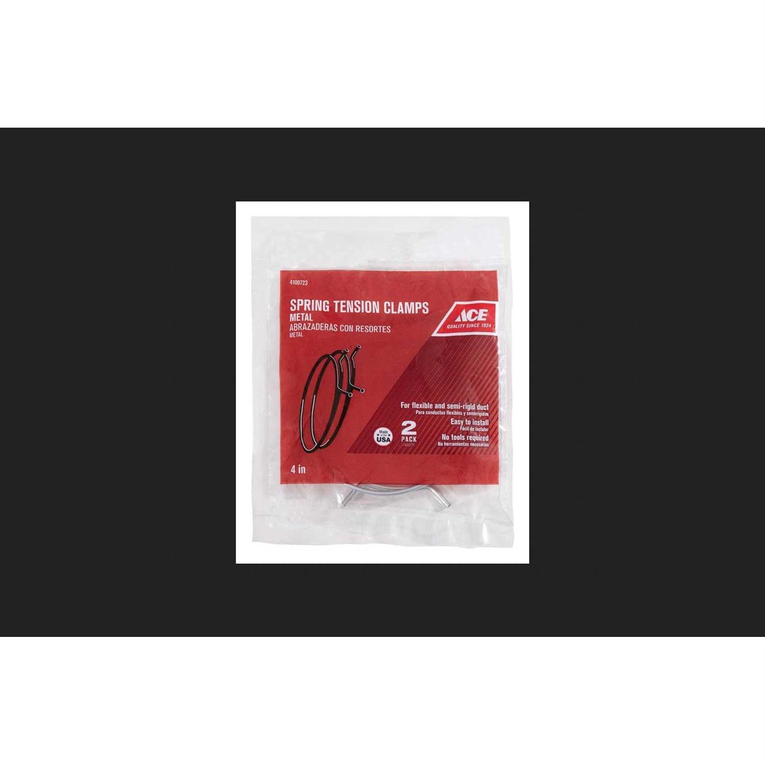 Ace 4 in. Metal Spring Tension Clamps - Cheap Fitting