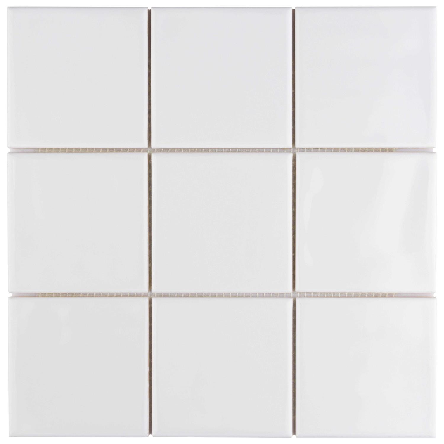 Merola Tile Twist Square 11-3/4 in. x 11-3/4 in. Ceramic Mosaic - Cheap Fitting