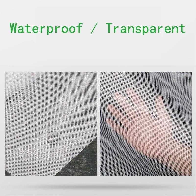 Clear Tarps Heavy Duty Waterproof for Greenhouse Garden Patio - Cheap Fitting