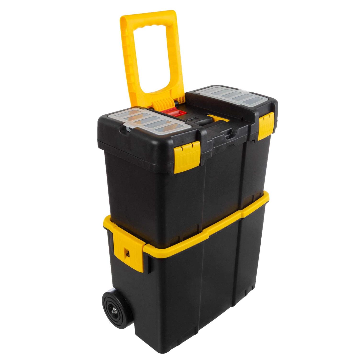 Stalwart Stackable Mobile Tool Box with Wheels - Cheap Fitting