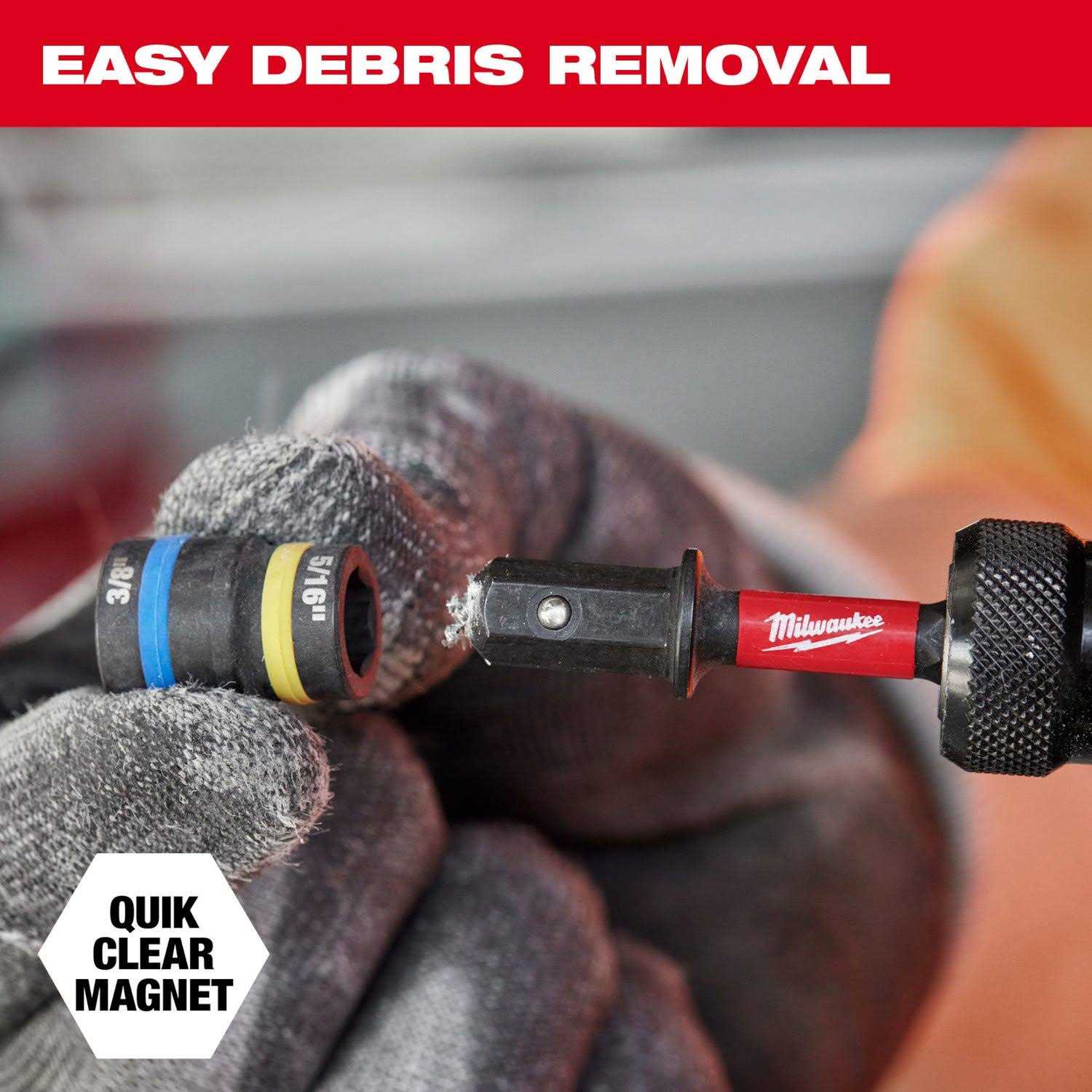 Milwaukee 49-66-4565 SHOCKWAVE Impact Duty QUIK-CLEAR 2-in-1 Magnetic Nut Driver Set 2PC - Cheap Fitting