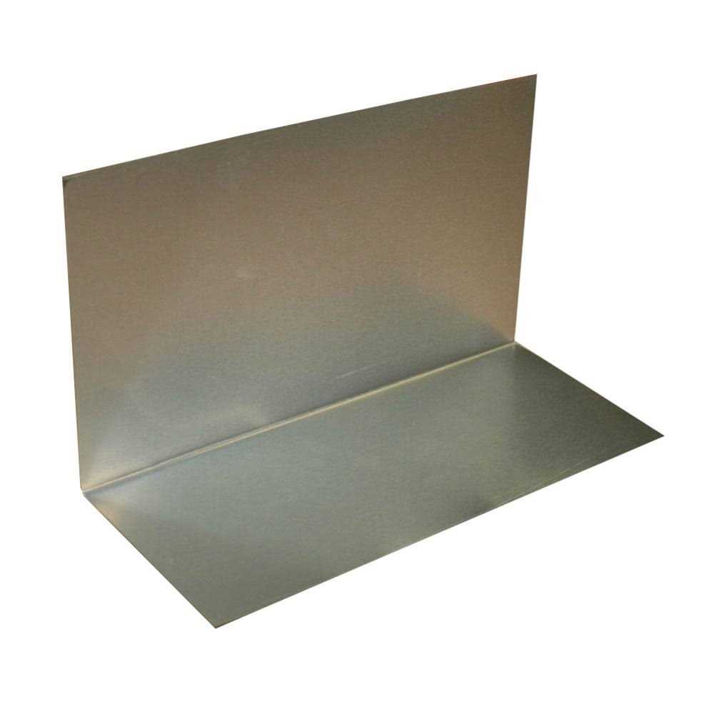 Union Corrugating 3-in x 4-in Silver Aluminum Step Flashing - Cheap Fitting