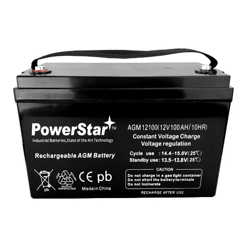 PowerStar 12V 100Ah XTR27-110 Deep Cycle SLA Battery for Boat/RV Applications/Accessories - Cheap Fitting