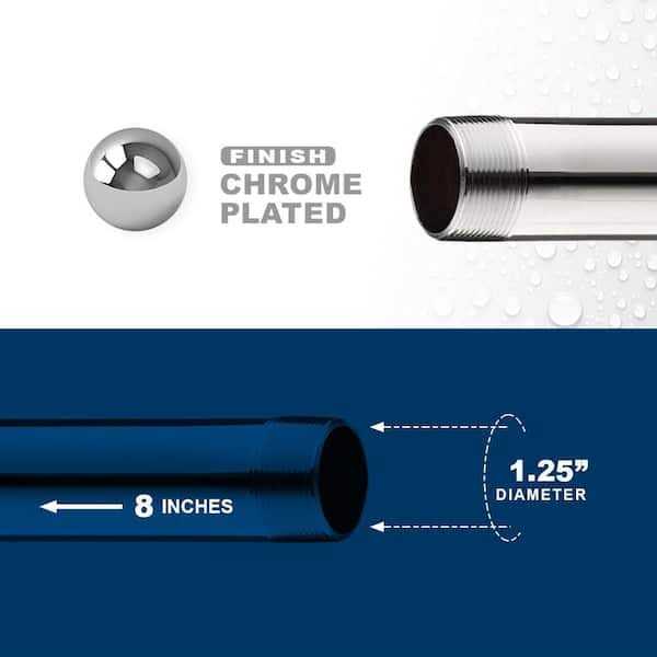 The Plumber’s Choice 1-1/4 in. x 12 in. Brass Threaded Tube for Tubular Drain Applications - Cheap Fitting