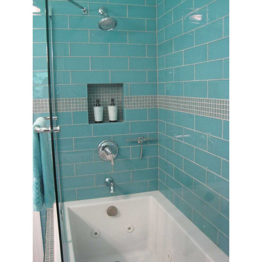 Xenon 4 x 12 Glass Mosaic Tile CNK Tile - Cheap Fitting
