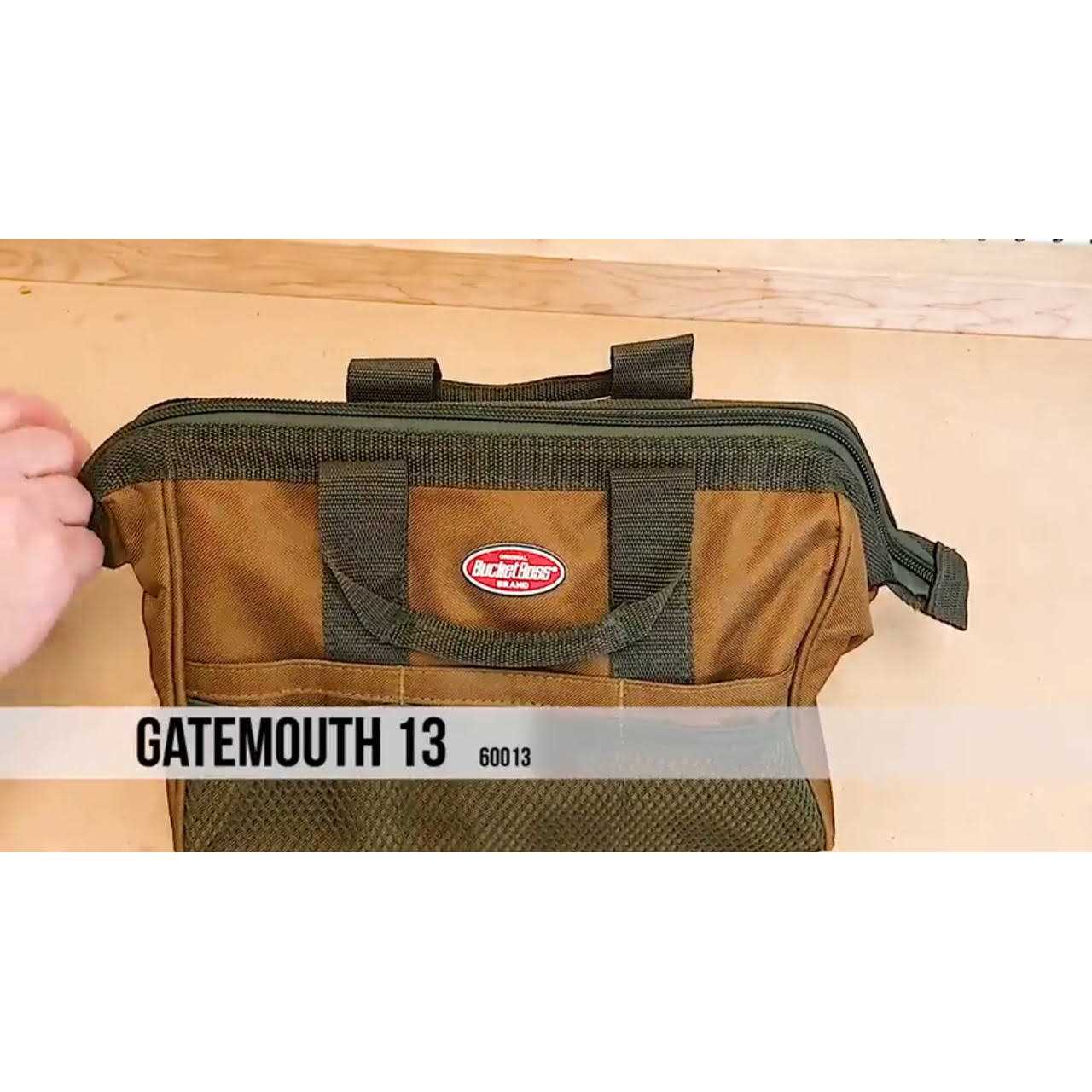 Bucket Boss Gatemouth 13 Tool Bag 60013 - Cheap Fitting