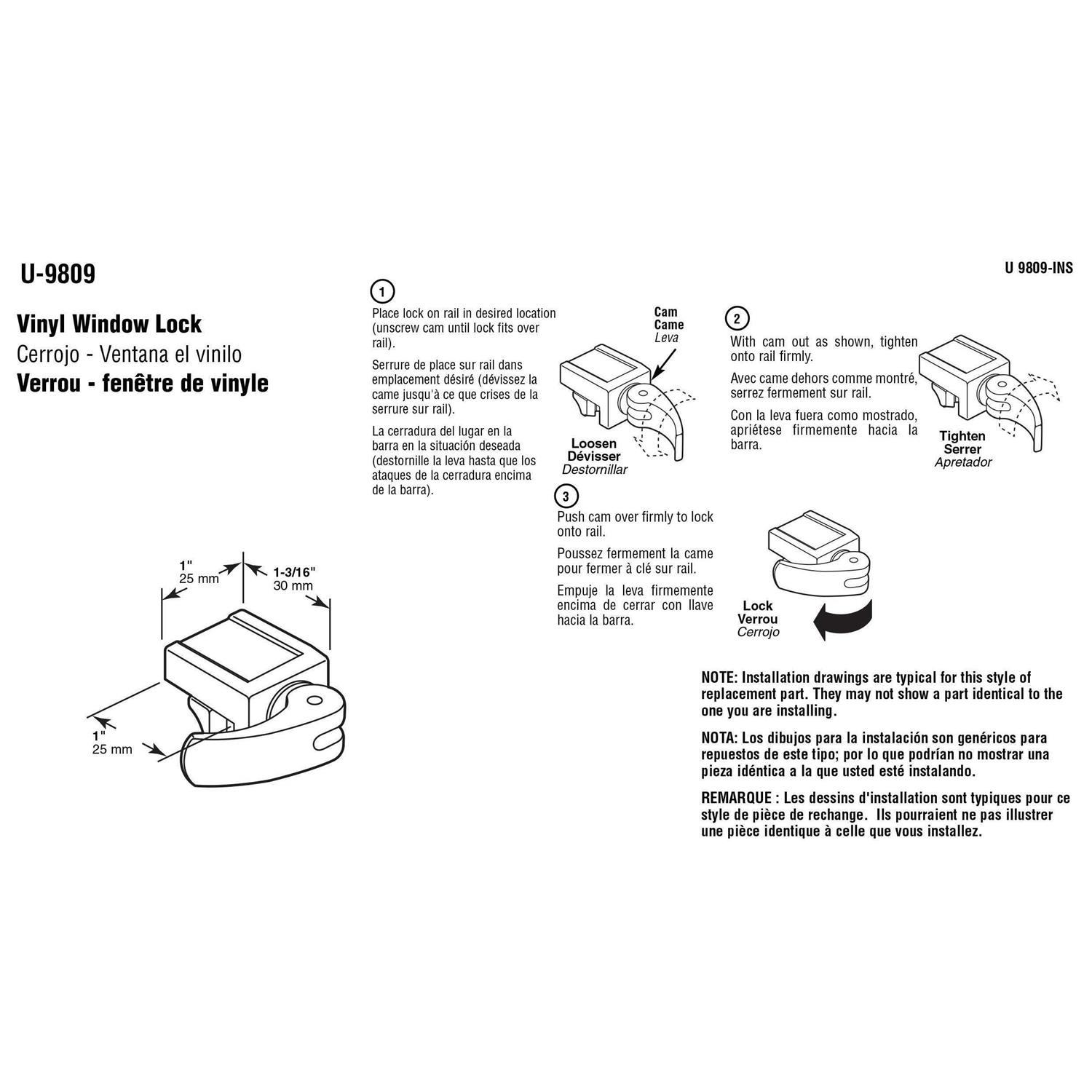 Prime-Line Window Lock - Cheap Fitting