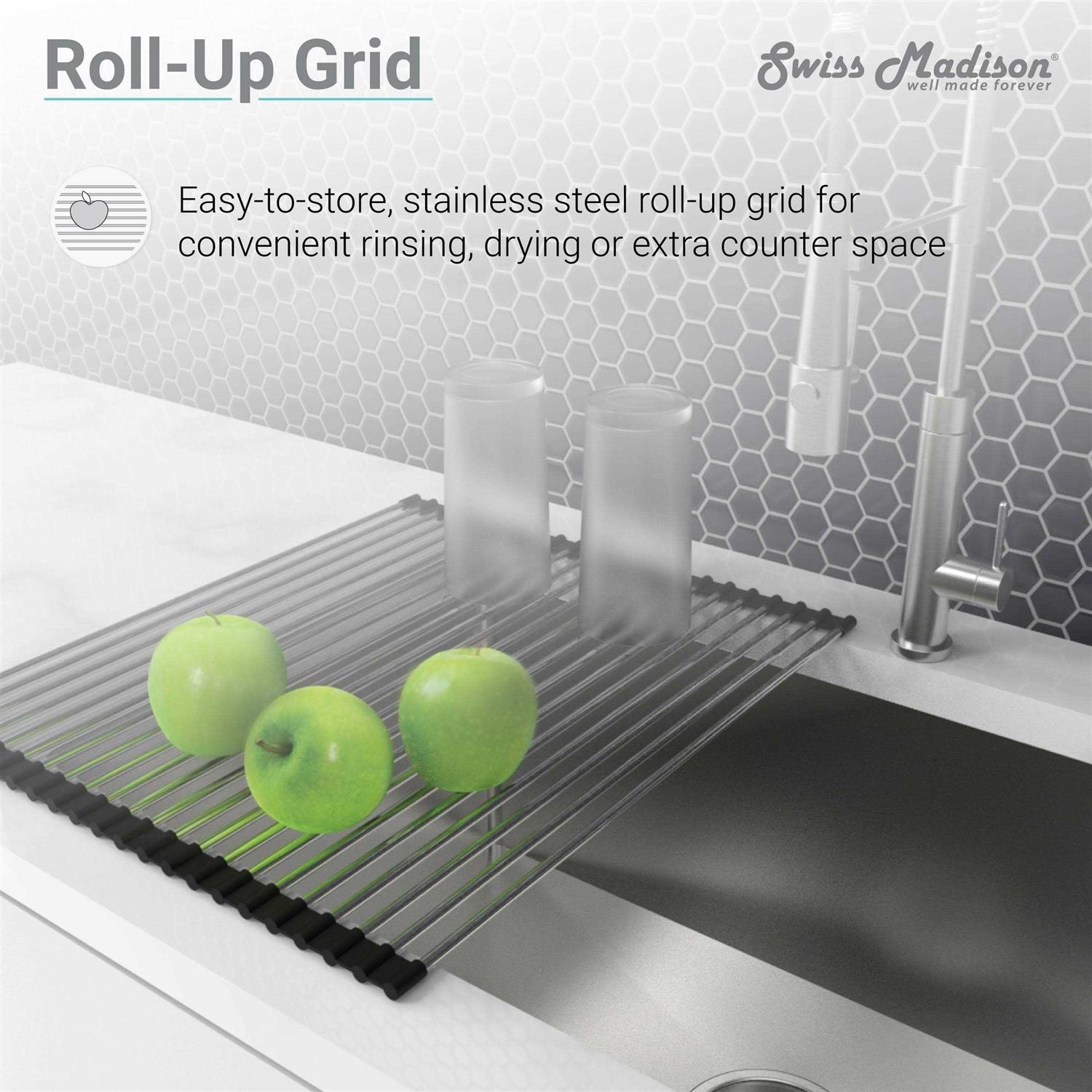 Swiss Madison Toulouse Stainless Steel 27 in. Single Bowl Undermount Kitchen Sink SM-KU634 - Cheap Fitting