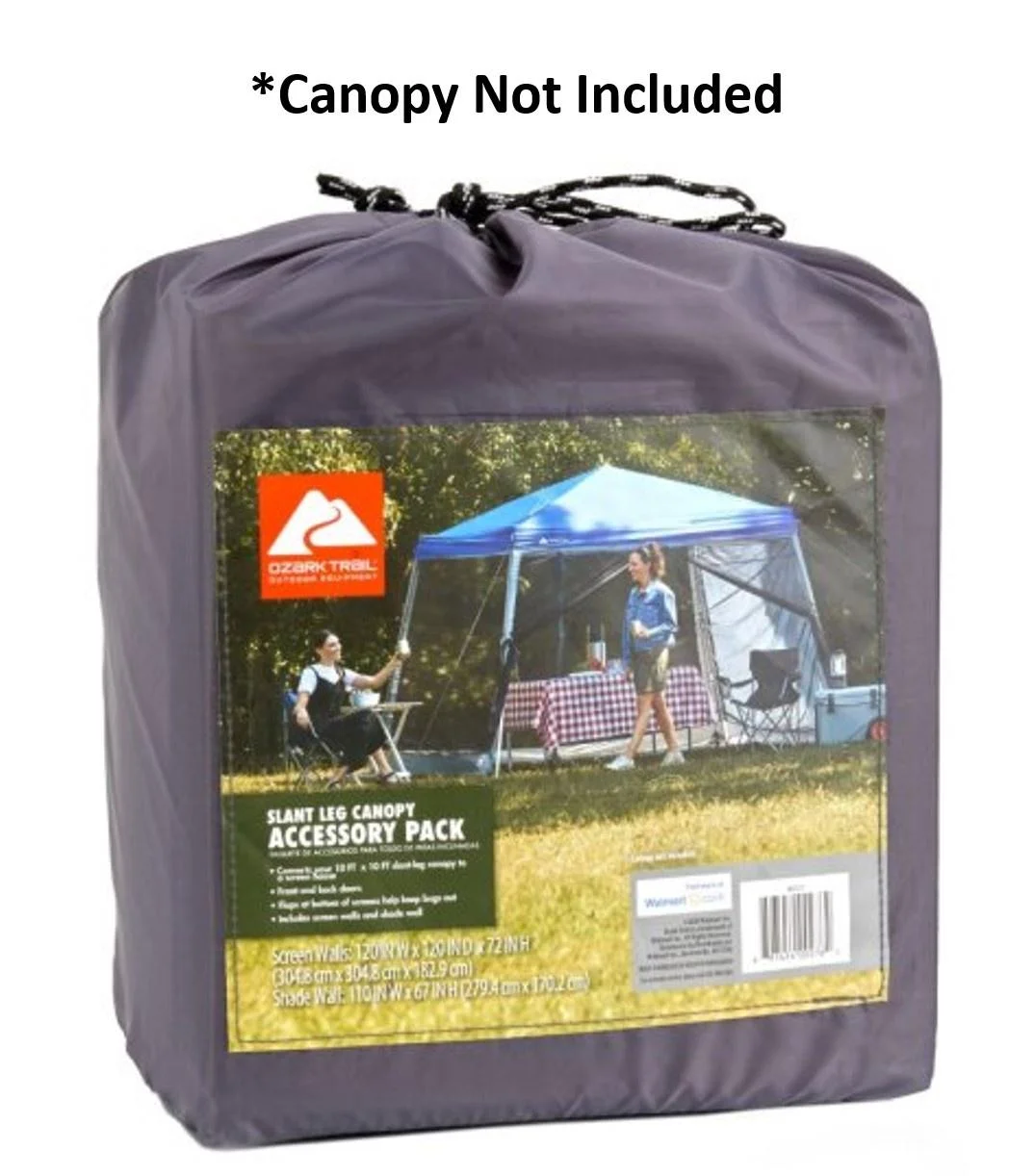 Ozark Trail Slant-Leg Canopy Accessory Pack, Gray (10' x 10' Slant-Leg Canopy Sold Separately) - Cheap Fitting