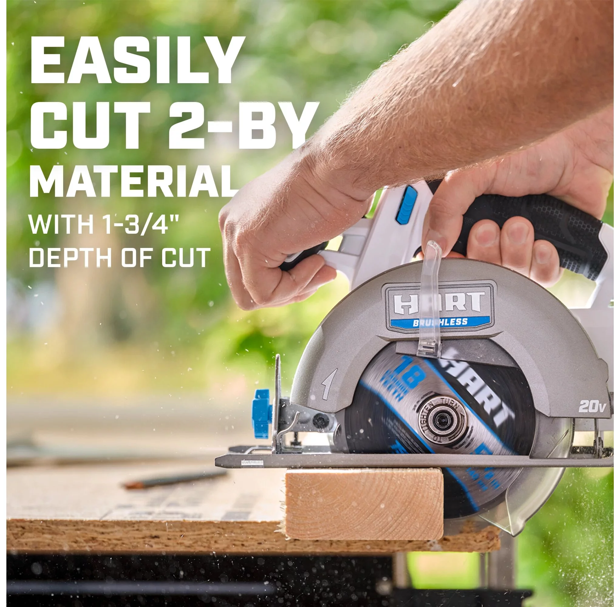 HART 20-Volt Brushless 5-1/2-inch Compact Battery-Powered Circular Saw (Battery Not Included) - Cheap Fitting