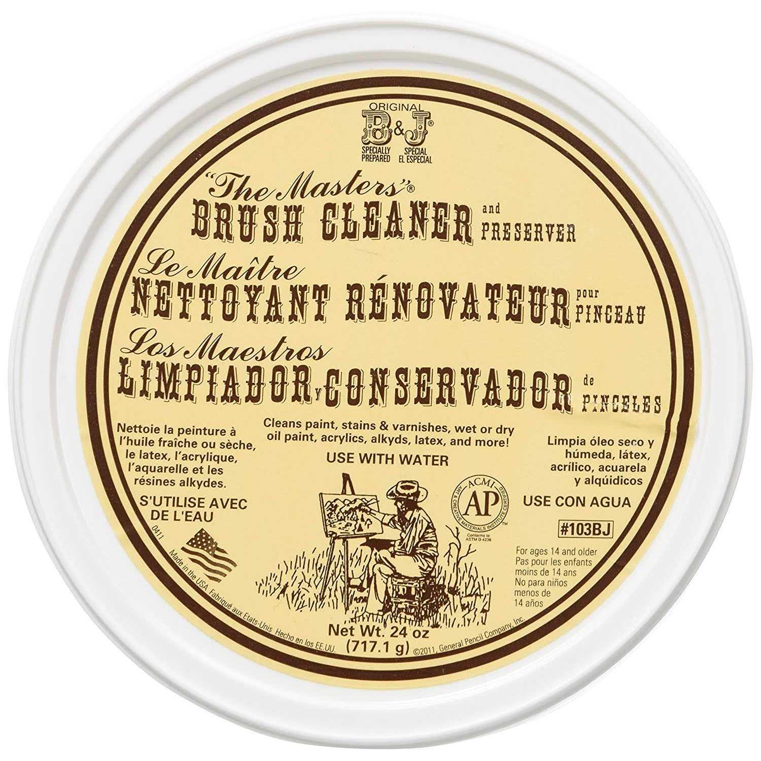 The Masters Brush Cleaner & Preserver-1oz - Cheap Fitting