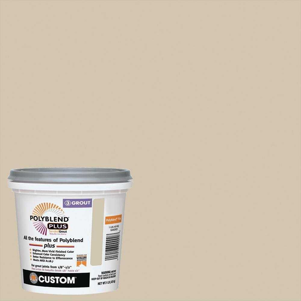 Custom Building Products Polyblend Plus Sanded Grout Bone - Cheap Fitting