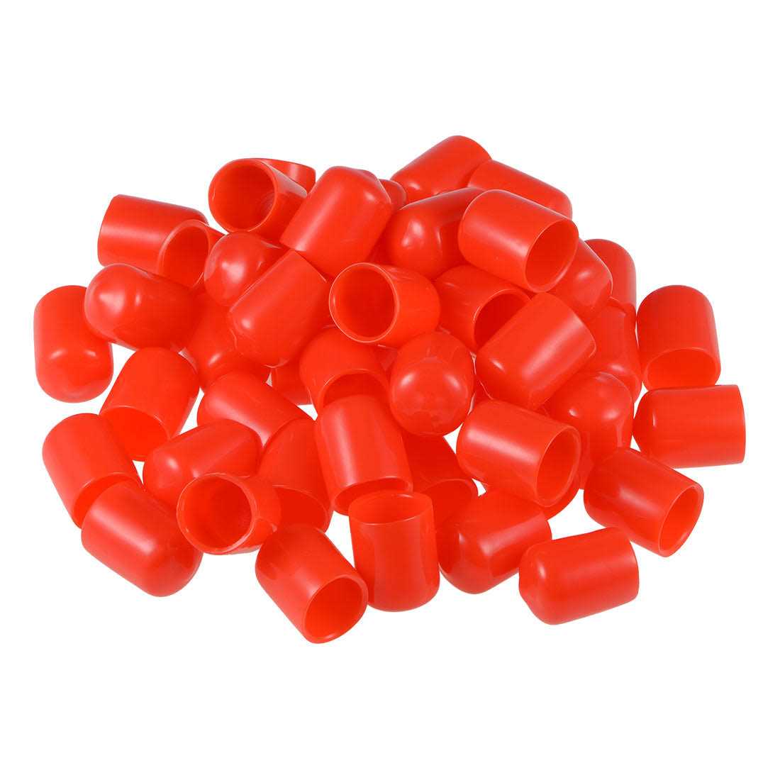 Uxcell Rubber End Caps ID Vinyl Round End Cap Cover Screw Thread Protectors Black - Cheap Fitting