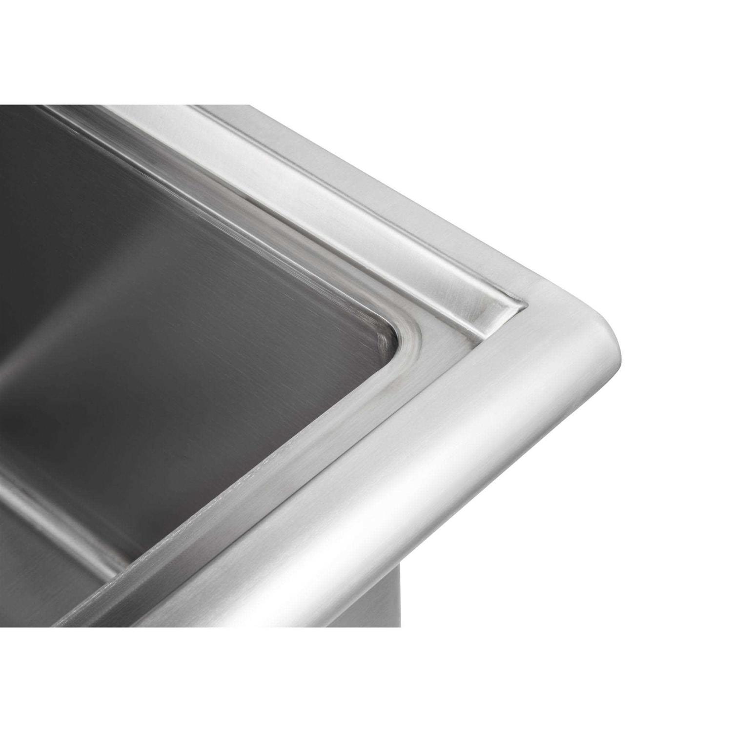 Trinity Stainless Steel Utility Sink with Faucet THA-0303 - Cheap Fitting