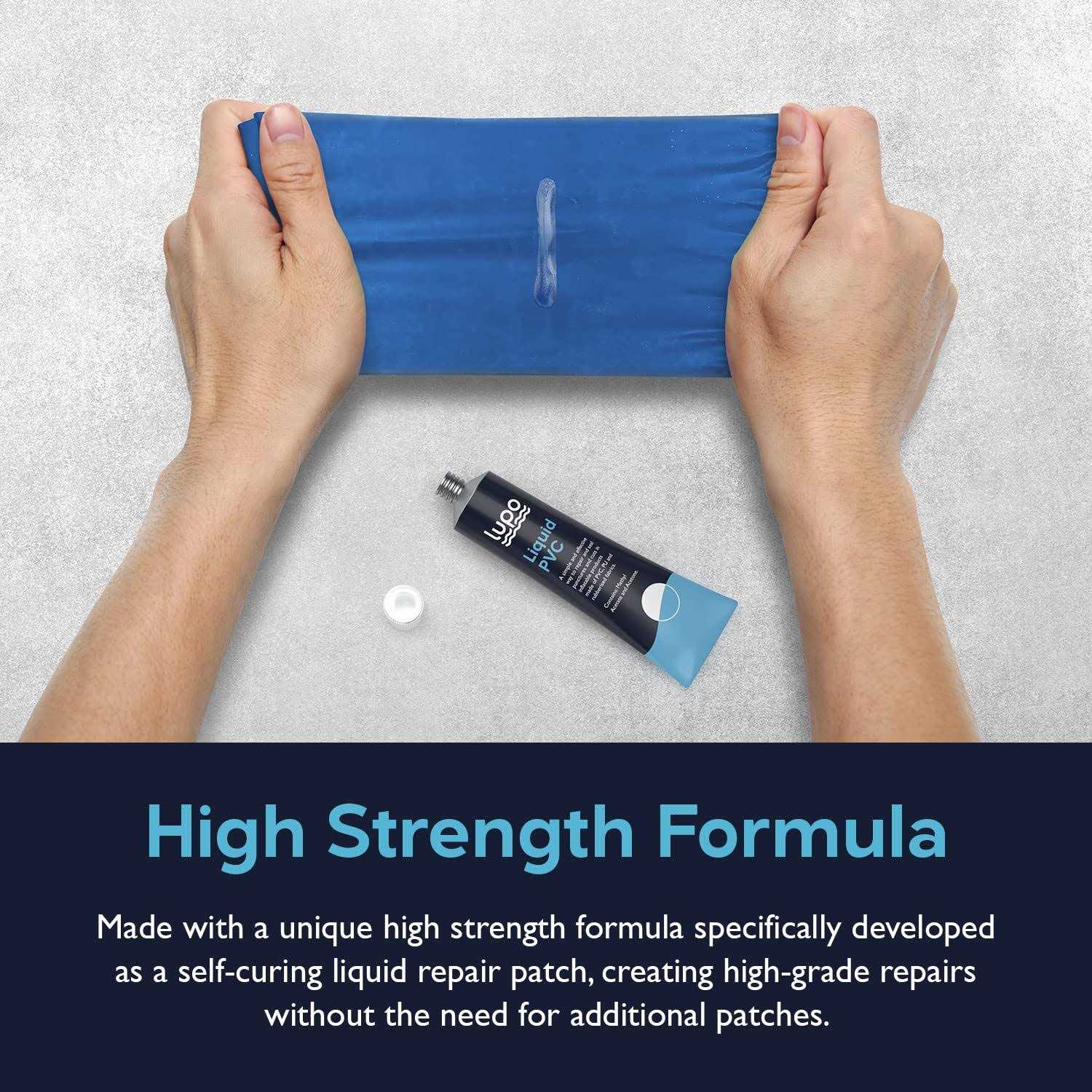 Lupo Heavy Duty Liquid Vinyl Repair Patch Vinyl Repair Adhesive Sealant - Cheap Fitting