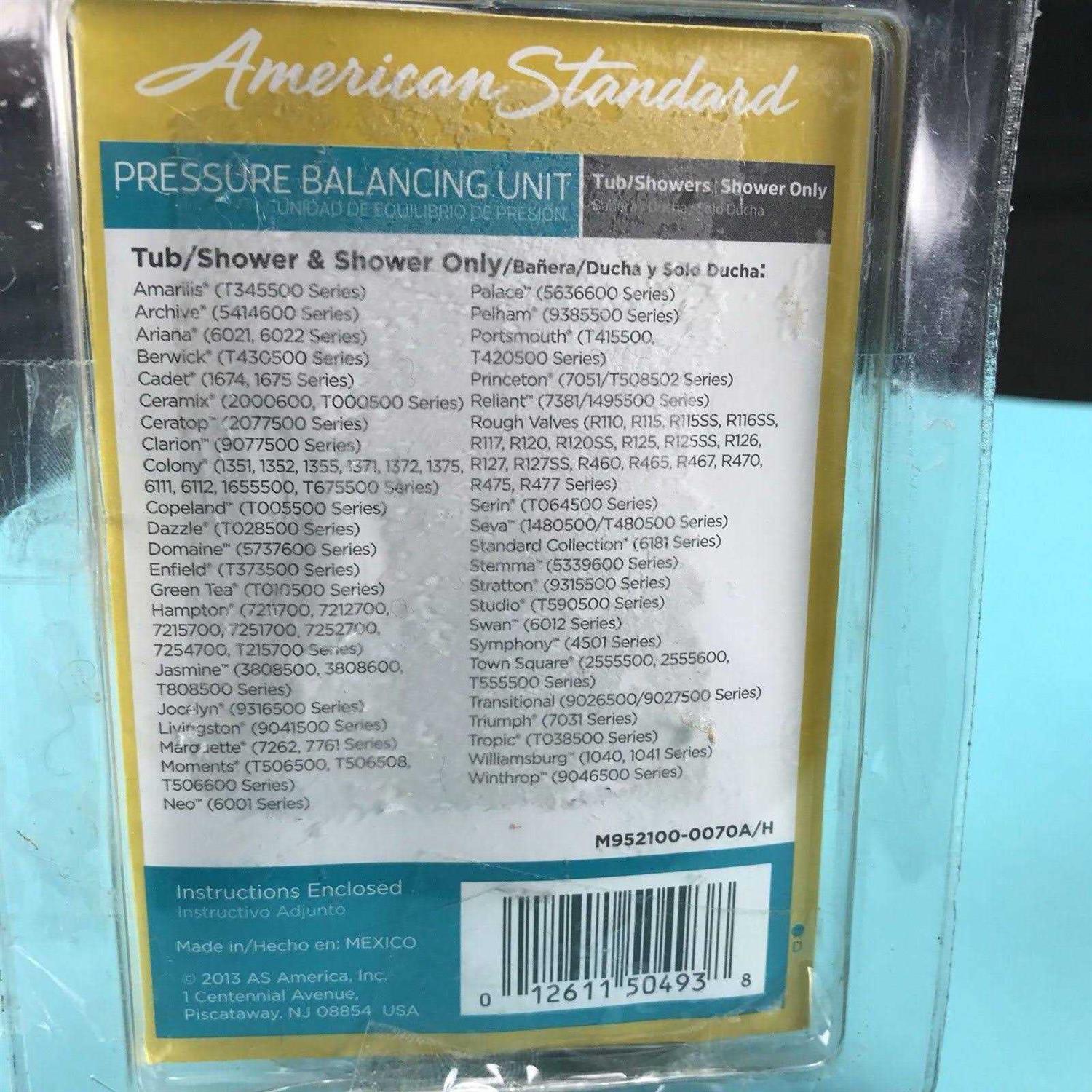 American Standard Pressure Balancing Unit - Cheap Fitting