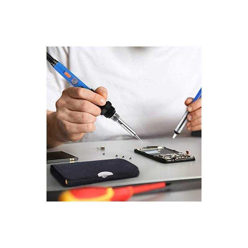 Soldering Iron Kit Jewelry Soldering Iron 60W Upgraded AdjustableTemperature Welding Tools,Soldering Gun Solder Wire,Wire Cutter,Soldering Iron - Cheap Fitting