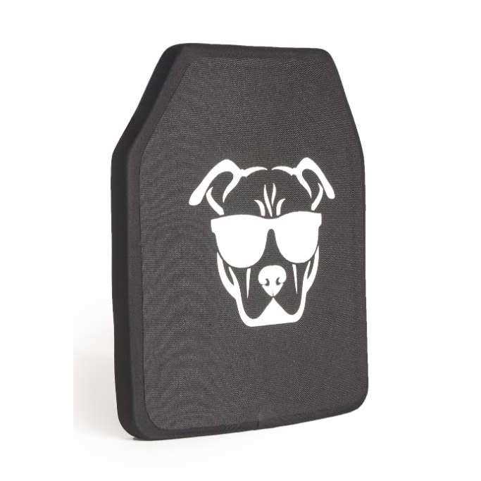 Guard Dog Body Armor Level IIIA Ultralight 10×12 UHMWPE Ceramic Plate 1LBS - Cheap Fitting