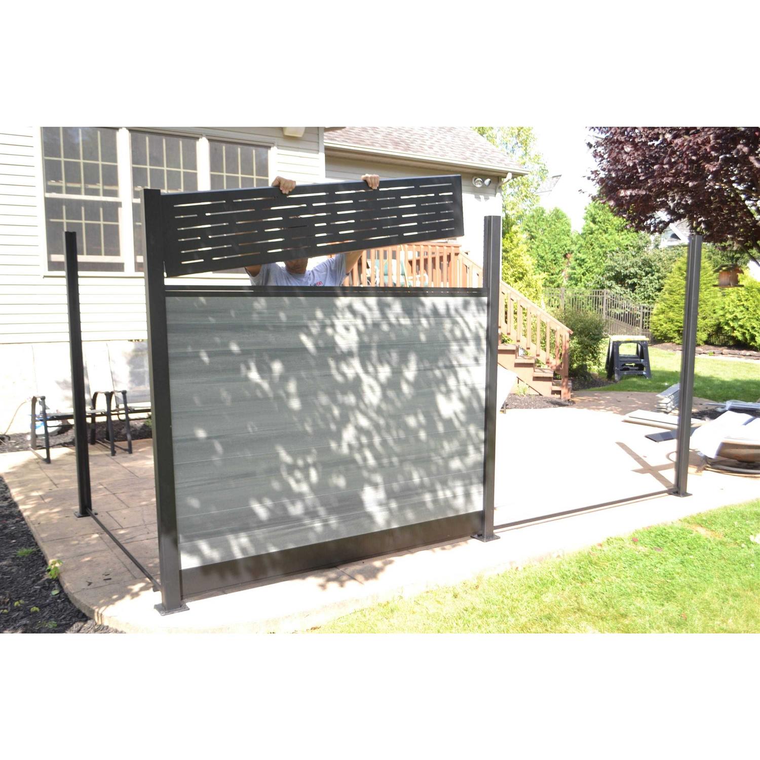 Veranda Euro Style 6 ft. Lattice Fence Top Kit - Cheap Fitting