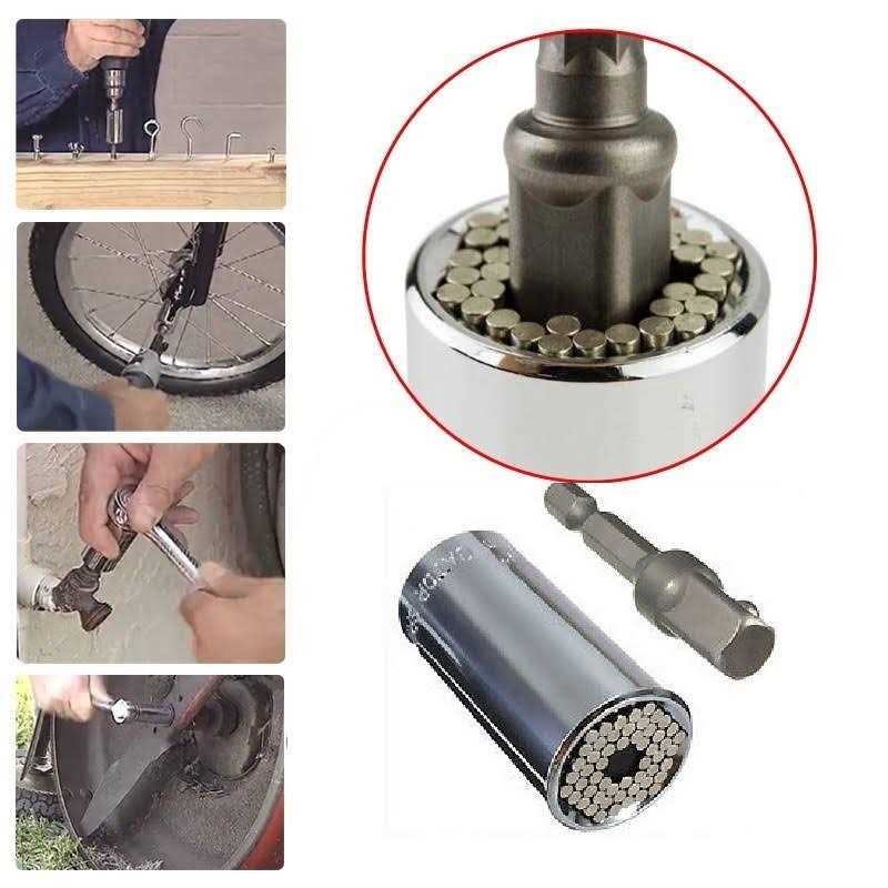 3/8 in. Universal Socket with Power Drill Adapter - Cheap Fitting