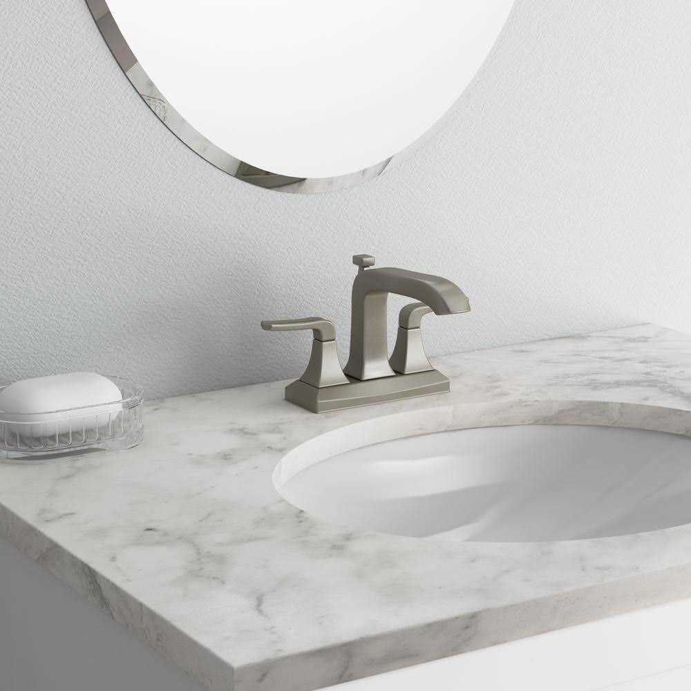 Kohler Rubicon 4 in. Centerset 2-Handle Bathroom Faucet - Cheap Fitting