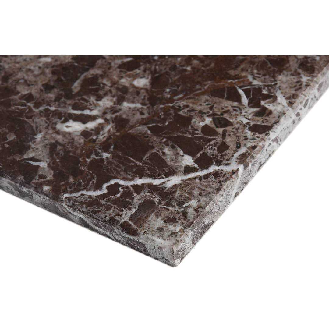 MSI Rosso Levanto Polished Marble Floor and Wall Tile - Cheap Fitting
