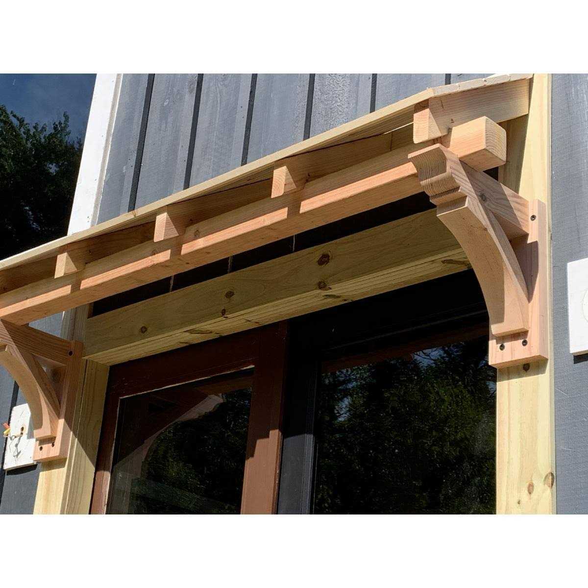 Ekena Millwork Thorton Rough Sawn Traditional Outlooker - Cheap Fitting