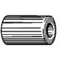 Clipsandfasteners Inc 100 Nylon Spacer Bushings .257 I.D. 1/2 O.D. Length 1/2 - Cheap Fitting