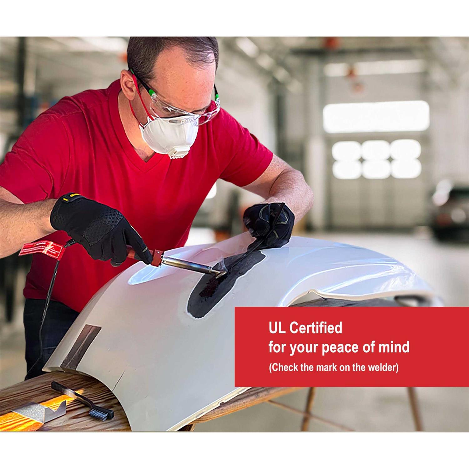 JOUNJIP Plastic Welding Kit Deluxe UL Certified 17 Pc Aluminum Repair Tape - Cheap Fitting