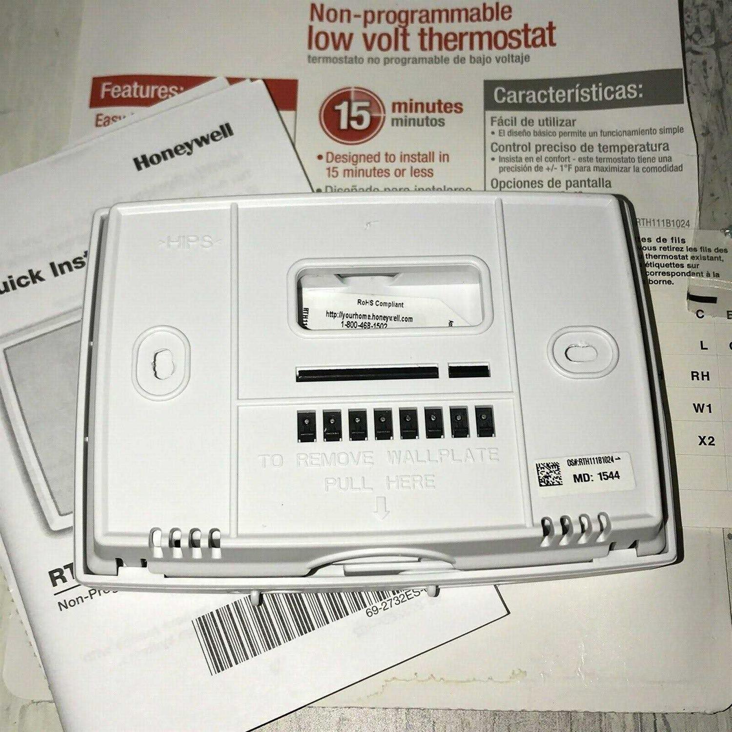 Honeywell 5-1-1 Day Programmable Thermostat - Cheap Fitting