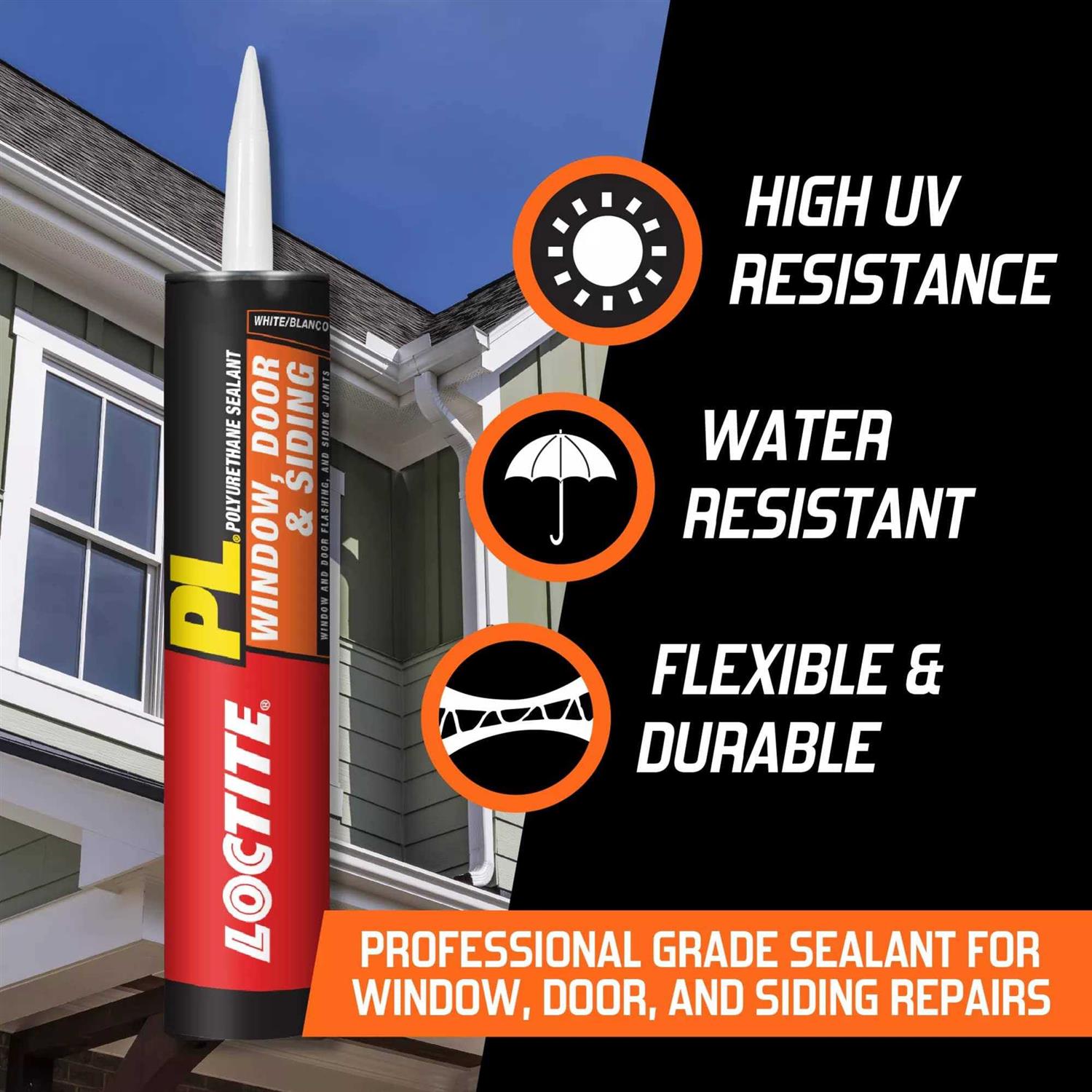 Loctite PL Window Door & Siding White Polyurethane Sealant - Cheap Fitting