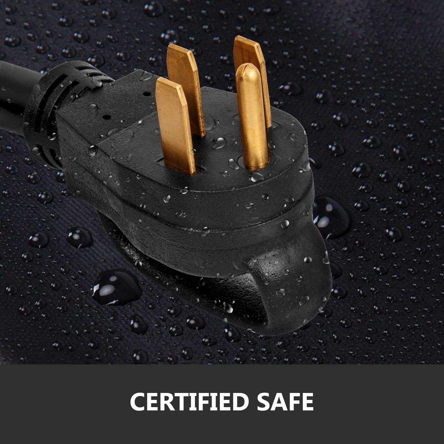 VEVOR 50 Amp Generator Extension Cord STW 6/3 + 8/1 Generator Cord 125v 250v Generator Power Cord N14-50p & Ss2-50r & Cs6364 Twist - Cheap Fitting