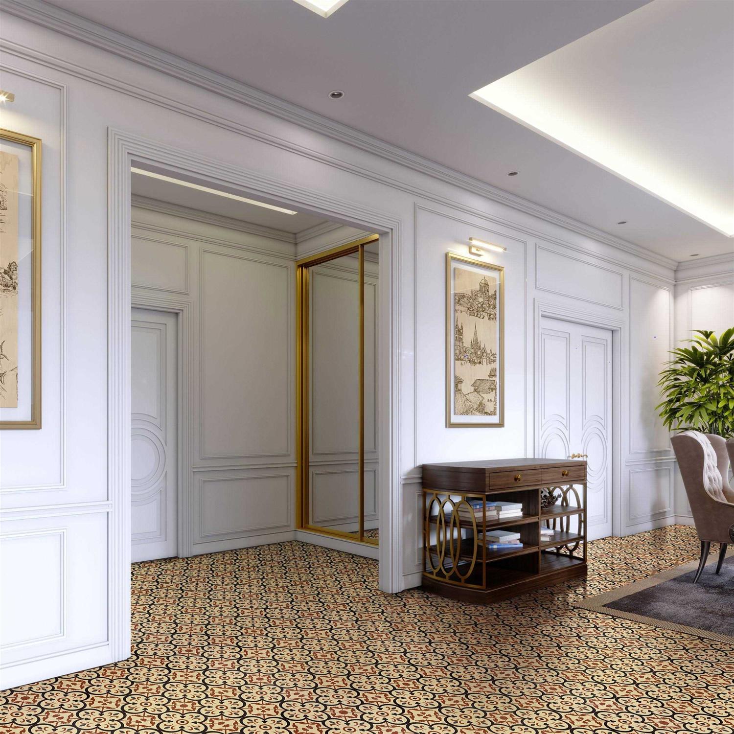 Achim Retro Self Adhesive Vinyl Floor Tile Edge - Cheap Fitting