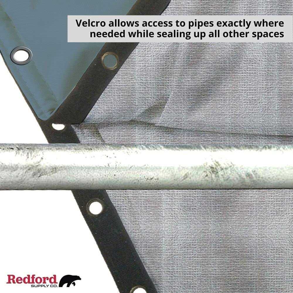 Redford Supply Co. Cold Snap In-Wall 3-Way Opening Custom Double Wall Backflow Preventer Insulation Cover - Cheap Fitting