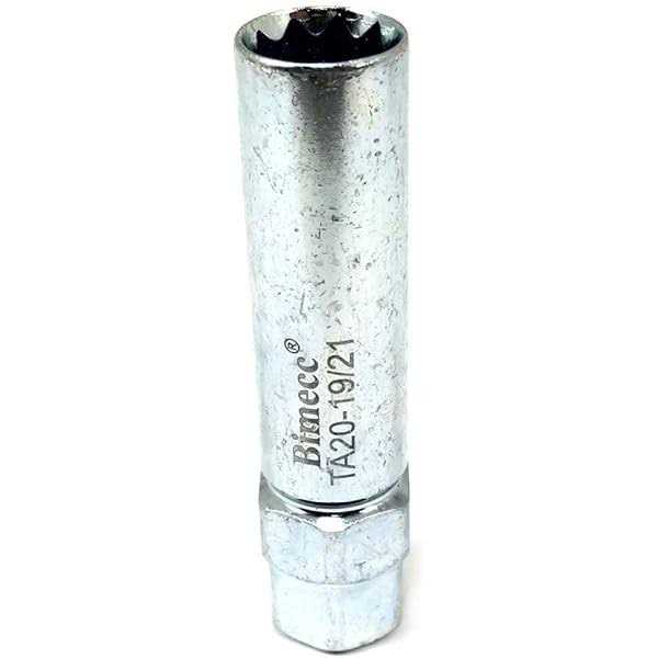 Bimecc TA23-21/22 10-spline Lug Nut Tool Key w/13/16 & 7/8 Hex Drive - Cheap Fitting