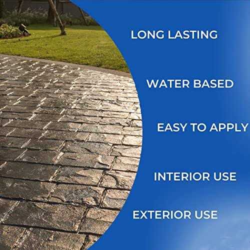 Wet Look Natural Stone Sealer. Durable, Long-lasting Gloss Protection. Interior and Exterior Pavers - Cheap Fitting