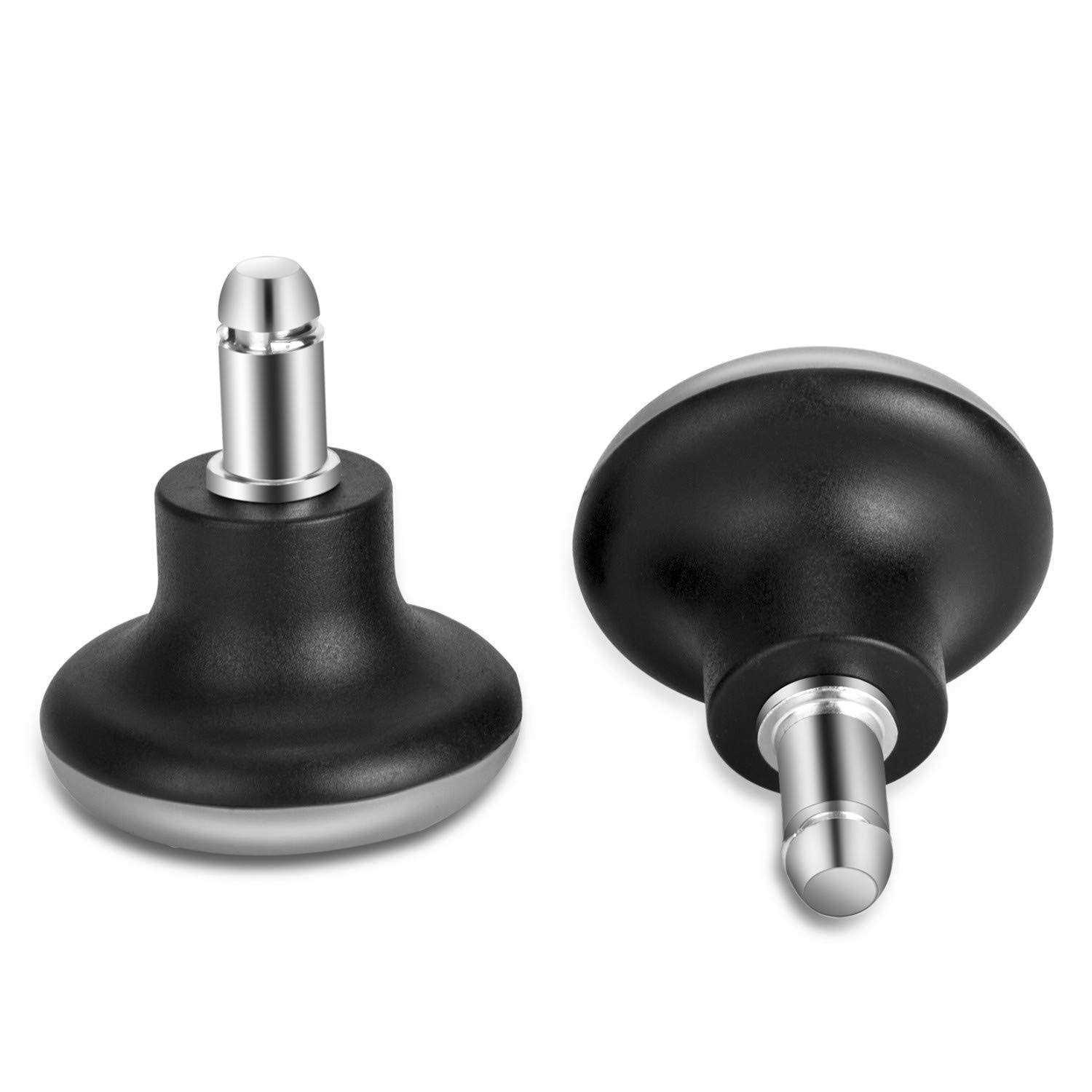 uvce Bell Glides Replacement Office Chair Swivel Caster Wheels to Fixed Stationary Castors - Cheap Fitting