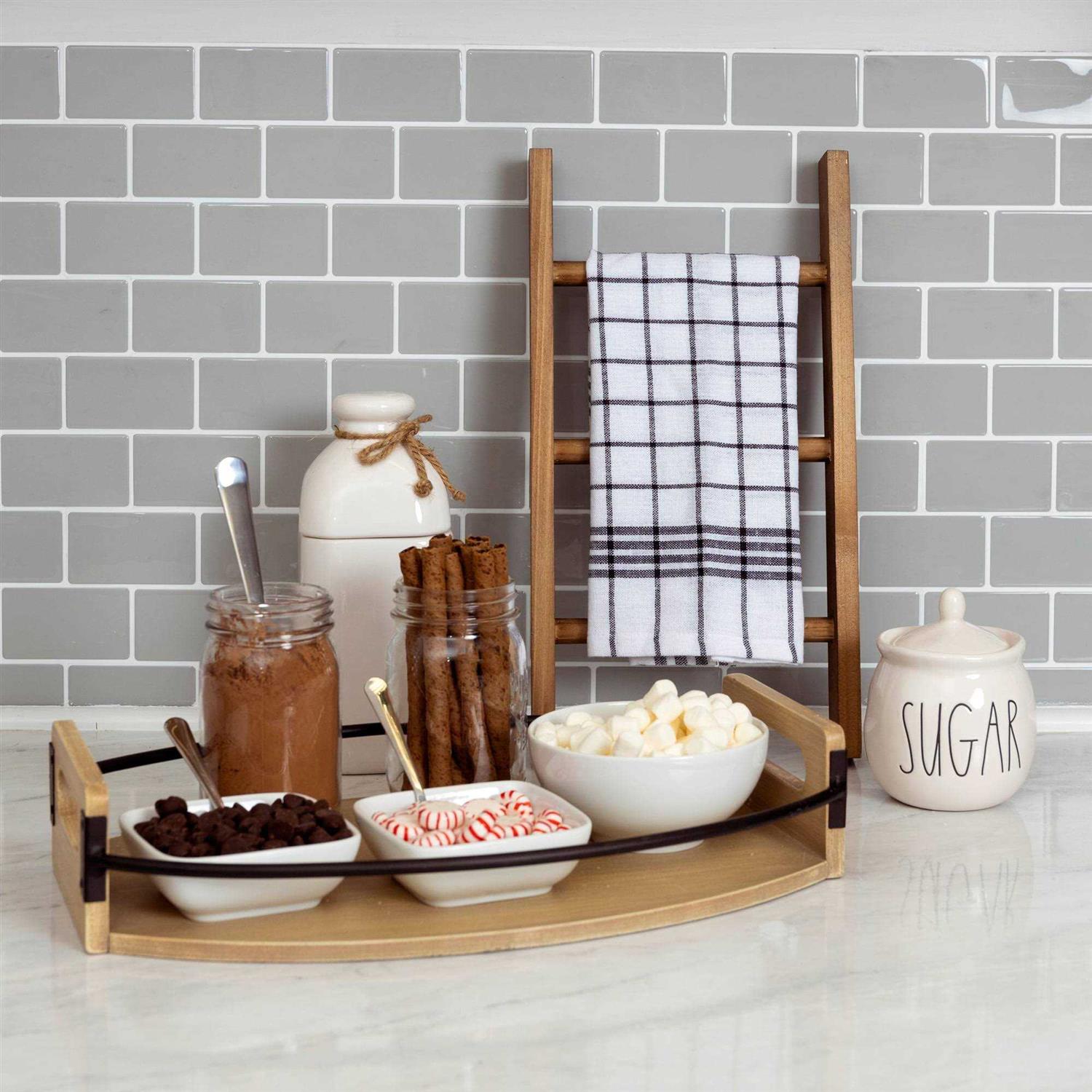 Stratton Home Decor Farmhouse Decorative Wood Tabletop Ladder - Cheap Fitting