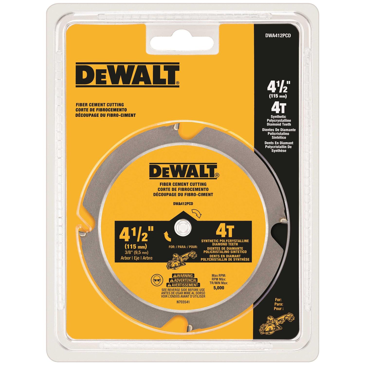 DeWalt DWA412PCD Fiber Cement Cutting Circular Saw Blade - Cheap Fitting