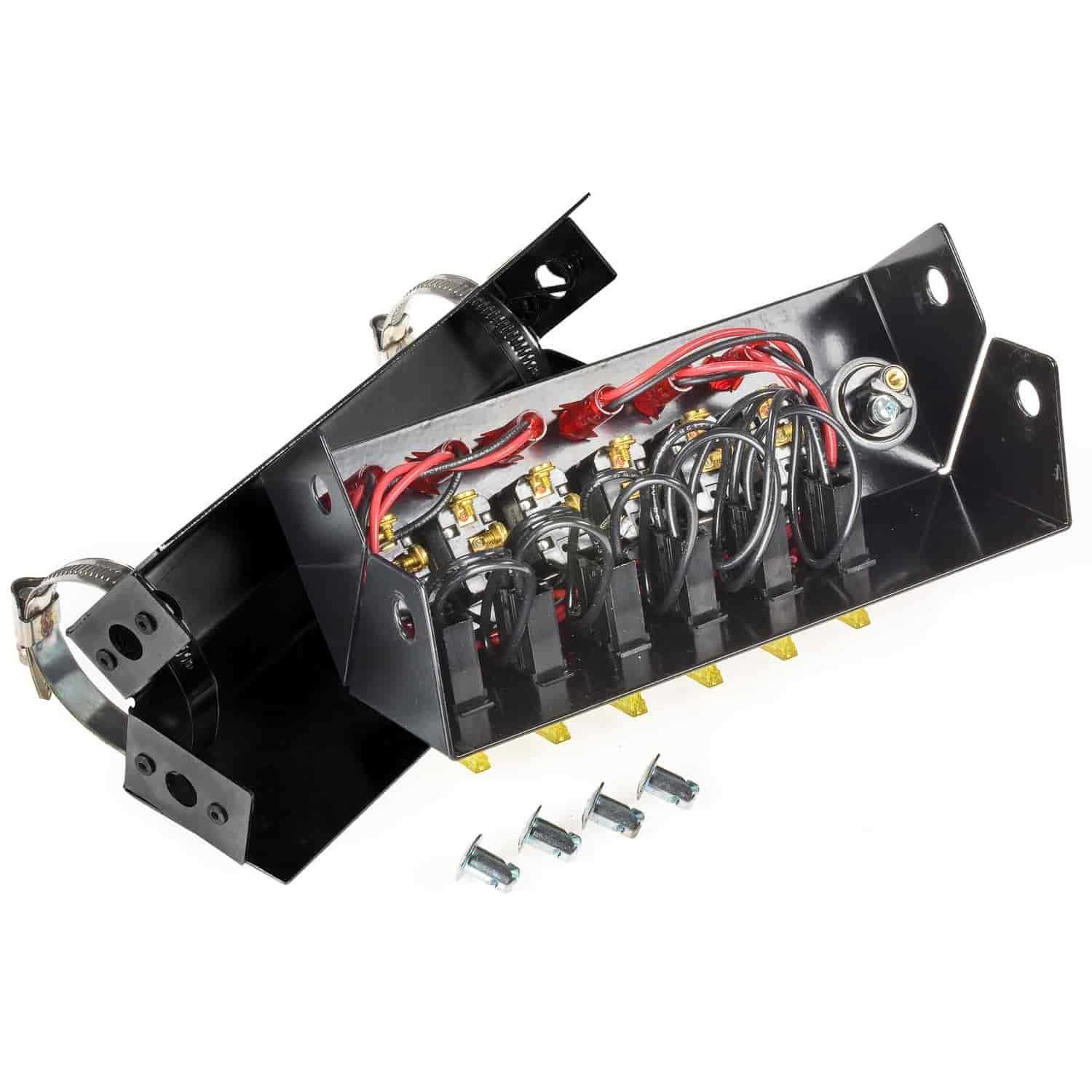 JEGS 11080 Roll Cage Mounted Race Car Switch Panel Kit - Cheap Fitting